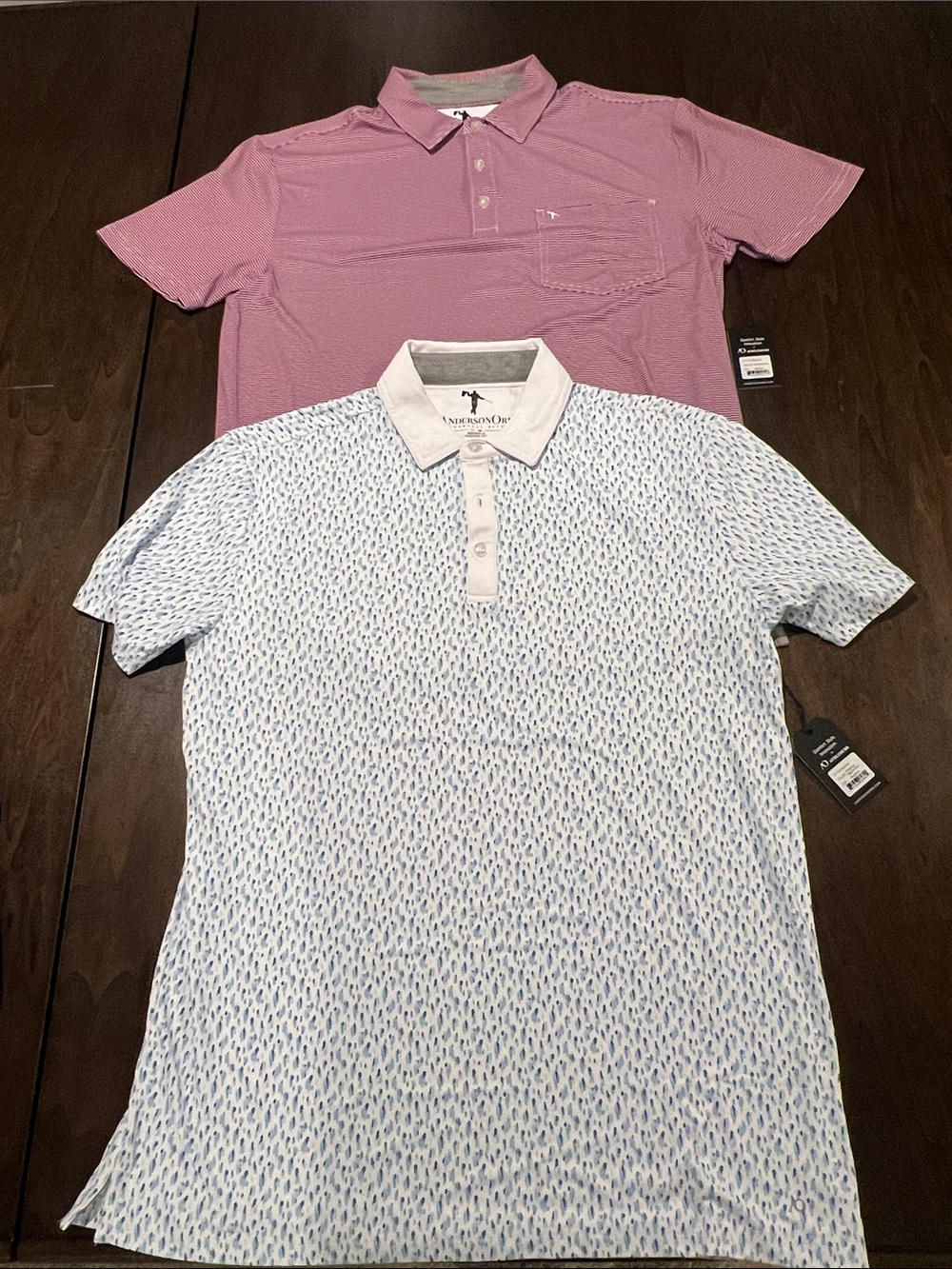 Anderson Ord golf polos